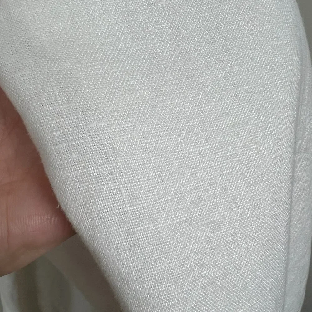 Lauren Ralph Lauren Trousers Pants Womens‎ 14 Ivory 100% Linen Wide Leg Lined